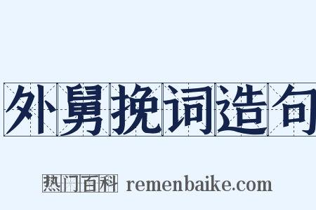 外舅挽词造句是什么意思的图片